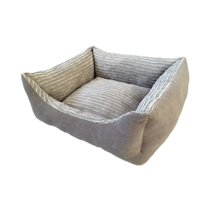 Klassisches Cord-Haustier bett XL-Größe Rechteckige und runde Form Umwelt freundliche Abdeckung Abnehmbares Hunde-/Katzen bett - Product Image 1