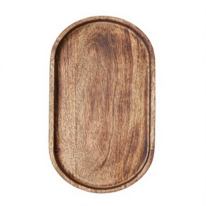 Best Eco Friendly American Stylish Handmade Wooden Serving <b>Tray</b> <b>Table</b> Indian Made Household Dishwasher Microwave Safe Wholesale - Product Image 6