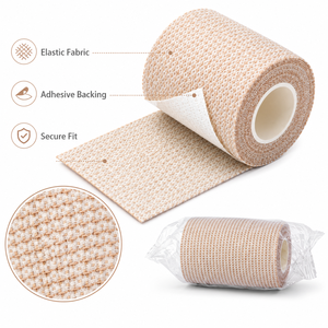 Fabricante Profesional de Vendajes Elásticos Elastikon, <span class=keywords><strong>Tensoplast</strong></span>, Cinta Deportiva Elástica, Vendaje Adhesivo Elástico - Product Image 4