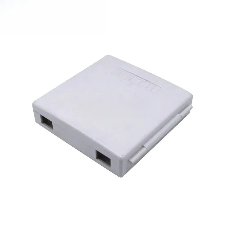 Alta calidad 86*86 Ftth Mini Box Caja de escritorio de fibra óptica de 2 núcleos