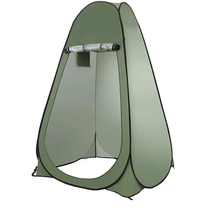Outdoor Open Changing Room military portable camping toilet popup tent with shower good quality solid color