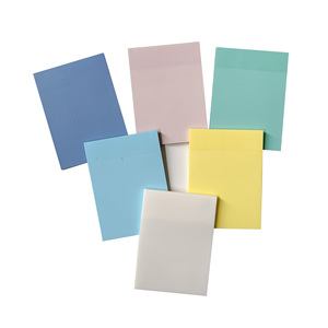 Pink Blue White Yellow Green Colors Custom PET Transparent Reusable Wholesale Sticky Notes Memo <b>Pad</b> - Product Image 2