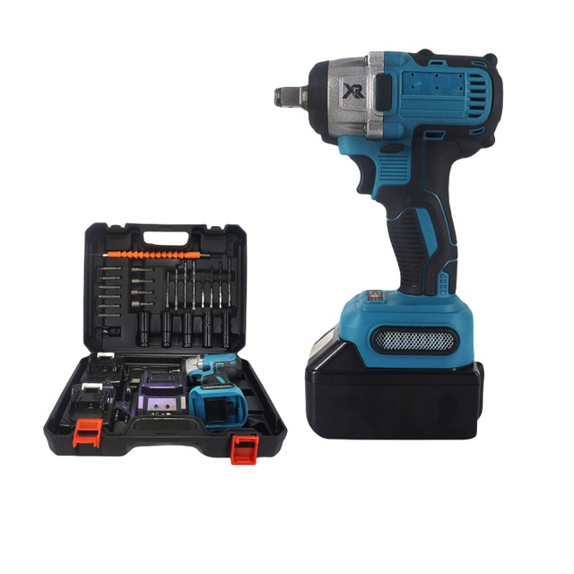 Portable Battery Power Wrench Brushless Electric Torque Wrenches Multifunctional Cordless Impact Wrench Combination Tool Set
