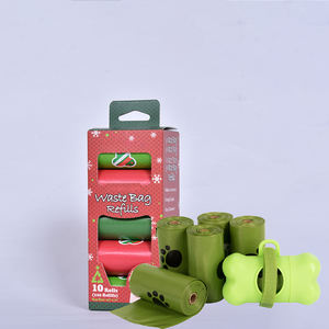 Özel Logo toprak dostu biyobozunur Pet Poo kılıf çanta çevre dostu Compostable Pe plastik Doggy köpek Poo Poop atık Poop çanta - Product Image 2