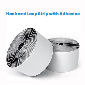 無料サンプル OEM 強力接着剤 マウント用粘着テープ 強力な粘着性 優れたグリップ力 フックアンドループテープ 粘着剤付き - Product Image 1
