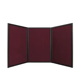 柔性桌面织物折叠面板展示铝展贸易展览折叠面板套件背景墙板展示