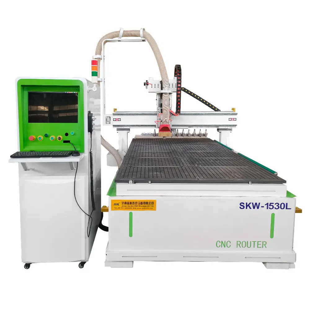 Senke 4X8 Atc Houten Keukenmeubelen Cnc Router Met 16 Stuks Automatische Gereedschapswisselaar