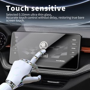 Autocollants de voiture, protection d'écran numérique Carplay, film protecteur en verre trempé, accessoires de véhicule pour <span class=keywords><strong>SKDOA</strong></span> FABIA 2026 - Product Image 6