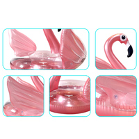 Vente directe usine – Grandes quantités de flotteurs gonflables en PVC/Nylon en forme de flamant rose, avec logo personnalisé, certifiés EN14960, pour la natation et le saut
