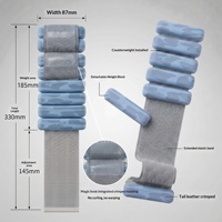 Poids réglables pour poignets et chevilles, blocs de poids détachables en silicone 1-2 lb (paire) pour yoga, pilates, fitness à domicile, hommes et femmes