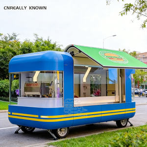 Remolque de Comida Móvil para Eventos, Diseño Personalizado, Decoración de Carnaval, Equipamiento para Cocina Móvil - Product Image 1