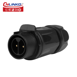 Cnlinko IP68 LP 20 2 Pin plastik konektor penerbangan kabel sekrup melingkar tahan air 2 Pin laki-laki perempuan konektor LED konektor - Product Image 4