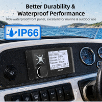 Radio Marine Grandnavi dengan Piston IP66 Layar TFT 3.2'' untuk USB Amp Subwoofer Preamp EQ Bersertifikasi ASTM