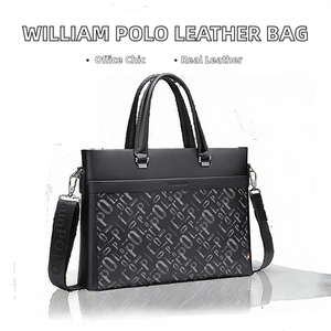 <span class=keywords><strong>Sac</strong></span> à main pour <span class=keywords><strong>ordinateur</strong></span> portable William POLO en cuir de vache véritable, <span class=keywords><strong>sac</strong></span> à bandoulière de bureau élégant, <span class=keywords><strong>sac</strong></span> à main <span class=keywords><strong>chic</strong></span> pour <span class=keywords><strong>ordinateur</strong></span> - Product Image 2