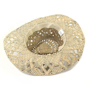 N103 Chapeau de paille tressé à la main pour l'été, protection solaire, respirant, idéal pour la plage et la marche - Product Image 6