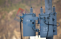 Transformateur monté sur poteau conforme à la norme IEEE, fourni par le fabricant, 5 kVA, 10 kVA, 15 kVA