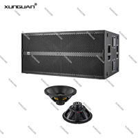 SUB9006AS Module amplificateur double 18 pouces 1500W pour subwoofer actif en contreplaqué avec aimant néodyme 100mm, système Line Array pour Spectacles/Scènes/Concerts/Clubs