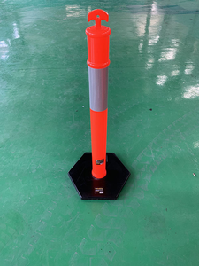 Гибкие стойки безопасности дорожного движения <span class=keywords><strong>T</strong></span>-топ-штабелер Конус дорожный столб пластиковые столбики - Product Image 5