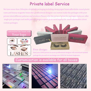 自有品牌貂皮睫毛睫毛包装自有品牌貂皮睫毛书10双睫毛书包装 - Product Image 6