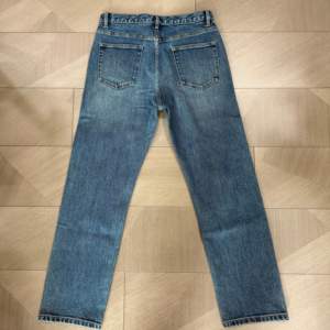 جينز دينيم 100% قطن بتصميم عتيق مخصص عالي الجودة، مغسول بالثلج/الملح/تأثير القرد، بقصة مستقيمة لجميع المواسم - Product Image 2