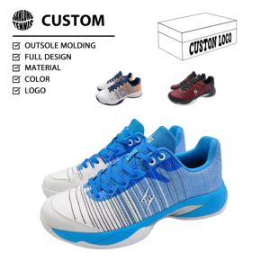 Zapatillas de Pickleball Unisex para Adultos, Suela Antideslizante de Alta Elasticidad, Zapatillas de <span class=keywords><strong>Tenis</strong></span> Duraderas para Entrenamiento y Práctica en Clubes Deportivos - Product Image 1