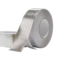 Ruban FSK en fibre de verre, feuillard d'aluminium et kraft, ignifuge, pour systèmes CVC, à trois voies