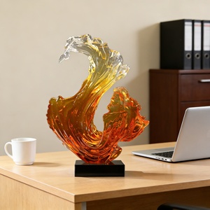 <strong>The</strong> Wind and Moonlight Frozen in <strong>the</strong> Surging <strong>Tides</strong> of Mountains and Seas.Crafted and Carved by Bozhiyi - Product Image 5