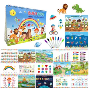 Campione del produttore cinese disponibile giocattoli educativi in età prescolare libro occupato per bambini personalizzato per bambini