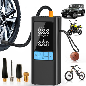 Compressore d'Aria Portatile con Batteria Integrata da 6000mAh, 22 Cilindri, Spegnimento Automatico, Schermo LED Digitale, Power Bank con Luce d'Emergenza - Product Image 1