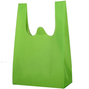 Bolsa Ecológica Reutilizable Personalizada con Logotipo, Bolsas de Compras Impresas, Bolsa Tipo <span class=keywords><strong>Camiseta</strong></span> - Product Image 5