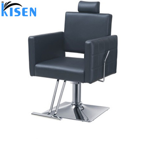 Sillas de Barbero Hidráulicas Nuevas Kisen, Profesionales, Negras, para Salón de Belleza y Peluquería - Product Image 1