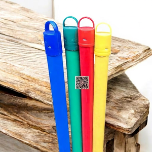 Manche de balai en bois enduit de PVC ASIAWOOD avec tête en plastique à poils festonnés, pelle multifonctionnelle pour le nettoyage des toilettes et des sols - Product Image 6