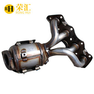 ตัวเร่งปฏิกิริยาไอเสีย XG พร้อมท่อร่วมไอเสียในตัว สำหรับรถยนต์ฮุนได แอคเซนต์ ฟิต เวโลสเตอร์, สำหรับ I30, สำหรับ Ix25 - Product Image 2