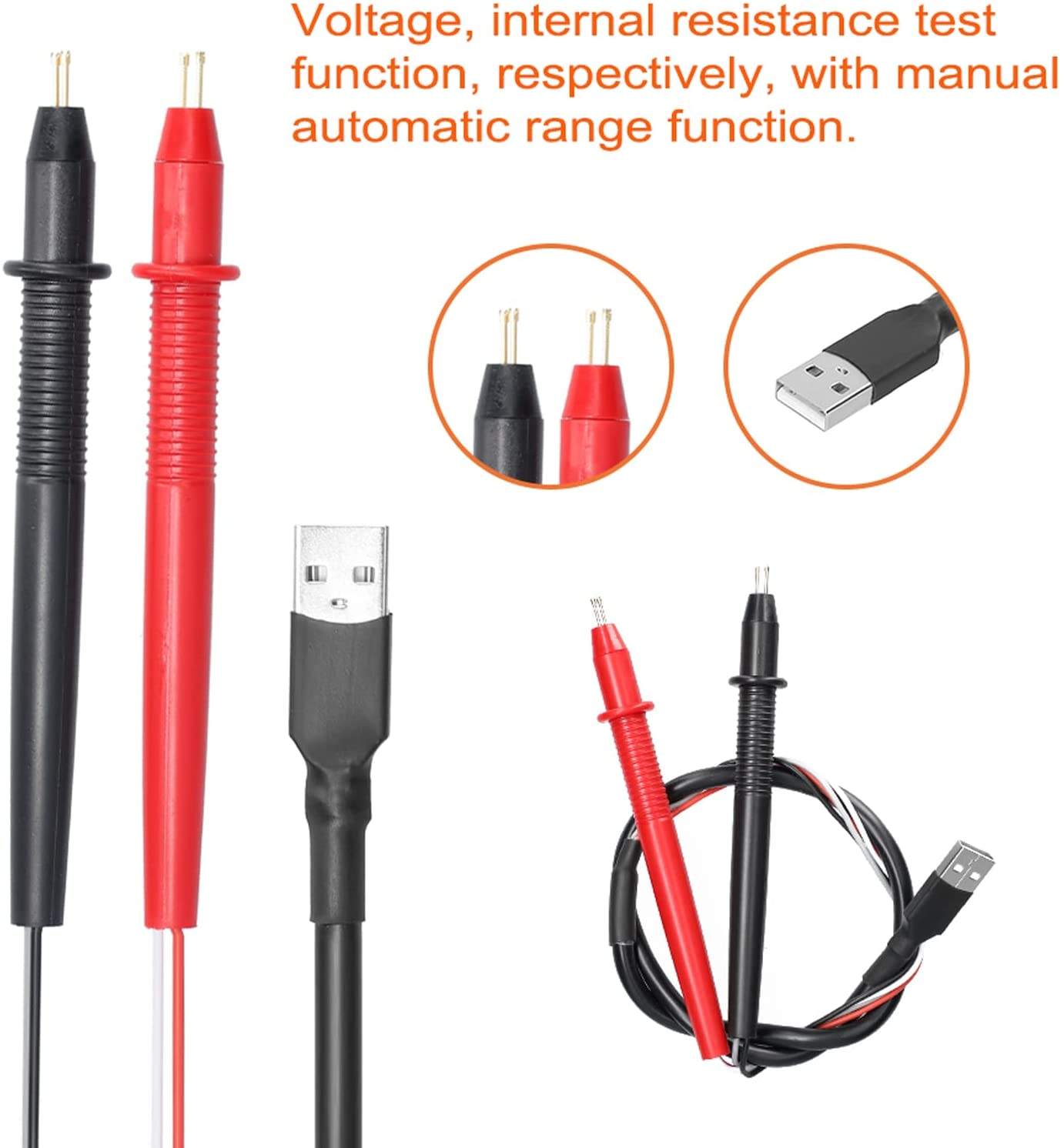 4-Wire YR1030+バッテリー内部抵抗Tester - 0-200オーム測定可能