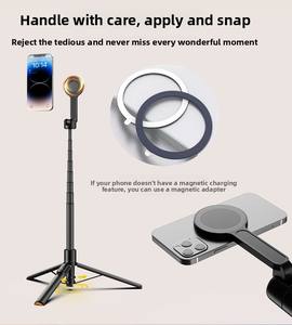 Soporte Magnético con Control Inalámbrico y Rotación de 360°, Trípode Selfie Stick de 65 Pulgadas, Soporte <span class=keywords><strong>para</strong></span> Teléfono Celular <span class=keywords><strong>para</strong></span> <span class=keywords><strong>iPhone</strong></span> <span class=keywords><strong>13</strong></span>, 16, 15, 17 <span class=keywords><strong>Pro</strong></span> <span class=keywords><strong>Max</strong></span> - Product Image 3