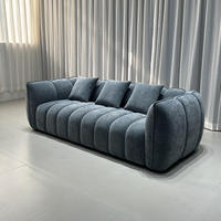 Canapé d'angle carré compressé sous vide, ensemble de canapés modulaires, canapé en mousse compressée sur mesure, écologique et durable pour hôtel