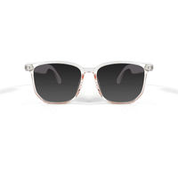 Casque sans fil sportif à commande tactile, lunettes intelligentes, écouteurs étanches, lunettes de musique anti-lumière bleue, lunettes de soleil intelligentes