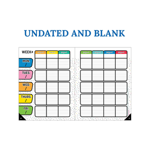 Bán buôn sinh thái A4/A5/B5 hạnh phúc kế hoạch cổ điển hướng dẫn Tạp Chí tùy chỉnh Nhật Ký giấy chương trình nghị sự xoắn ốc máy tính xách tay DIY Logo - Product Image 4