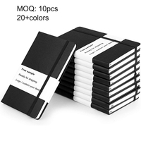 Carnet A5 à couverture rigide en cuir PU avec logo personnalisé