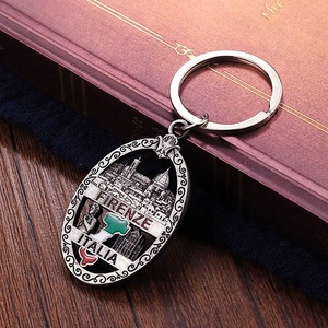 Italie <span class=keywords><strong>Voyage</strong></span> Qualité Souvenir Porte-clés Clé En Métal Personnalisée avec Logo Conception <span class=keywords><strong>Florence</strong></span> Porte-clés pour Destination Touristique Cadeaux - Product Image 5