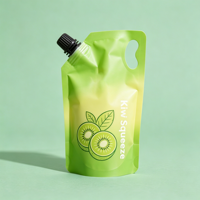 Pochettes Doypack personnalisées recyclables avec bec verseur pour jus, lait, gelée, huile d'olive et autres liquides