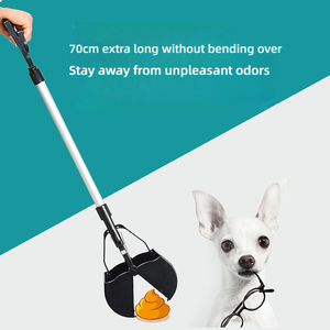 Toptan 70cm Uzun Saplı Alüminyum Alaşımlı Köpek Dışkı Toplayıcı, Dış Mekan Temizlik Malzemeleri, Evcil Hayvan Atık Toplama Aleti - Product Image 3