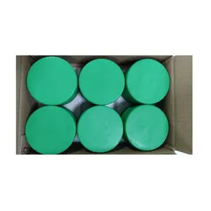Goden Sports Green 4.5OZ Wholesale Price 100 Pieces Hockey Balls Per Carton Official Size Rubber Ice Hockey Pucks
