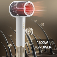 Nouveau Sèche-cheveux Haute Vitesse 2026 à Trois Vitesses Réglables 1600W BLDC de Haute Qualité pour Usage Domestique, Personnalisable (Logo et Couleur)