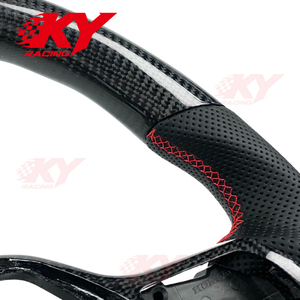 Volant sport en cuir et fibre de carbone personnalisé pour Honda Civic Accord Sport CRV 11e génération 2021-2026 pour Acura Integra - Product Image 3