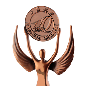 Cá nhân Tượng điêu khắc cánh đồng kim loại trang trí nội thất Trophy Sản phẩm bán buôn - Product Image 3