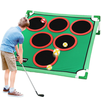 Ensemble d'entraînement de golf miniature amusant pour la famille, pour l'intérieur et l'extérieur, NAJA KY-GF-A005, avec des planches en EVA à velcro et des balles en plastique collantes