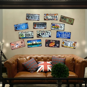 Placa de Matrícula de Metal Personalizada, Placa de Número de Coche de Aluminio con Logotipo Impreso para Decoración Navideña y Regalos al por Mayor - Product Image 6