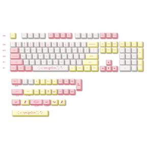 Royal Kludge 124 60% 68 Phím Xda Dye Thăng Hoa Bàn Phím Cơ Màu Trắng Tùy Chỉnh 65% Pbt Thăng Hoa Keycap <span class=keywords><strong>Backlit</strong></span> Retro - Product Image 6