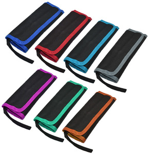 Wholesale custom canvas <b>bags</b>, tweezers <b>tool</b> <b>bags</b> (9 or 10 pieces), storage <b>bags</b> with color personal label printing. - Product Image 1